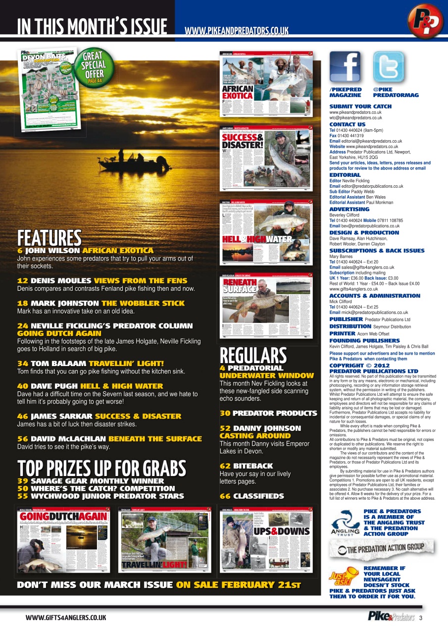 Pike & Predators Preview Pages