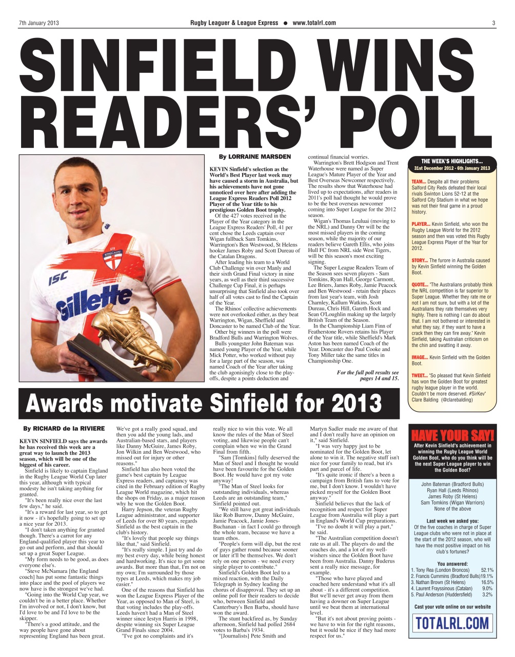 League Express Preview Pages