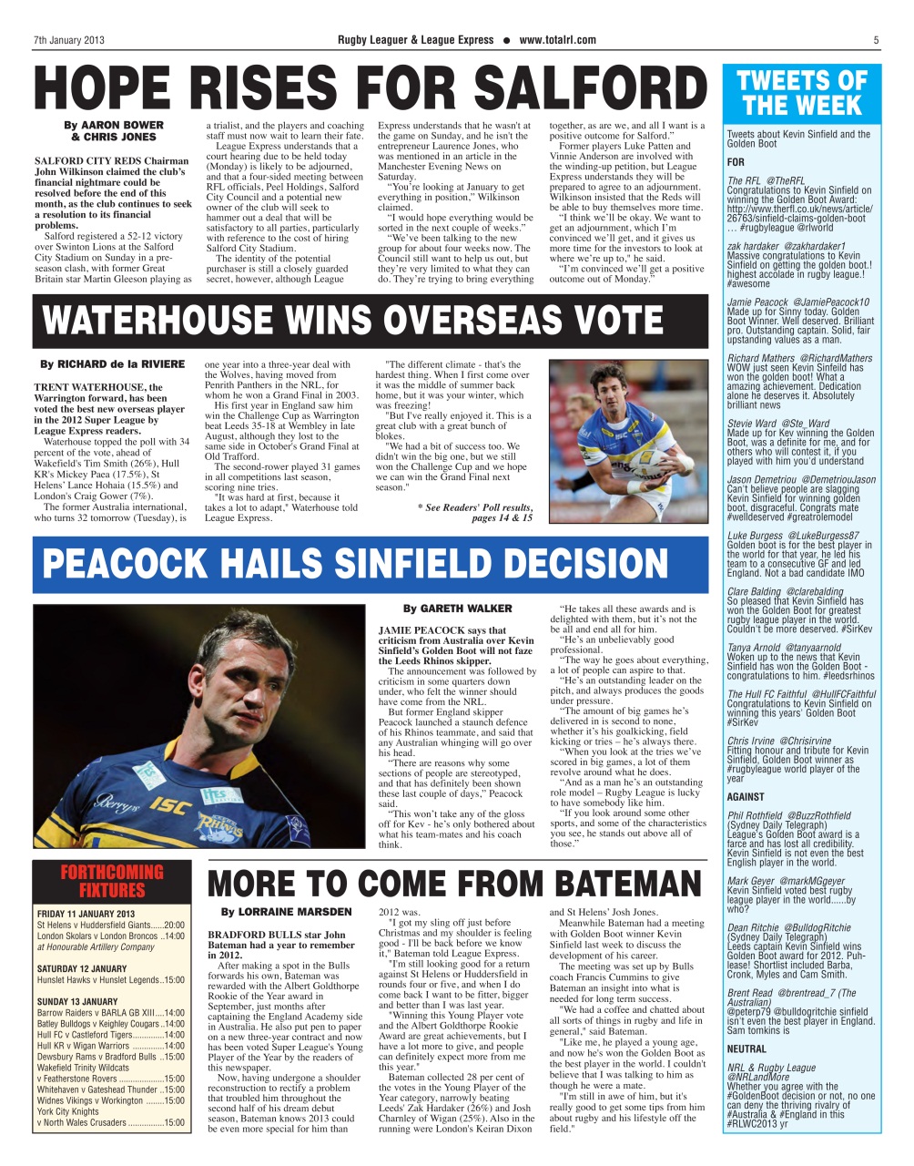 League Express Preview Pages