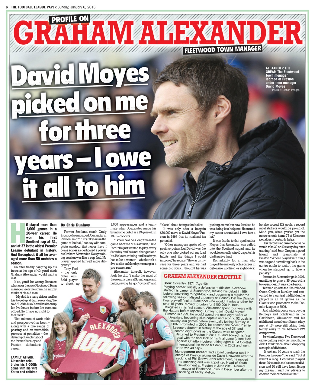 The Football League Paper Preview Pages