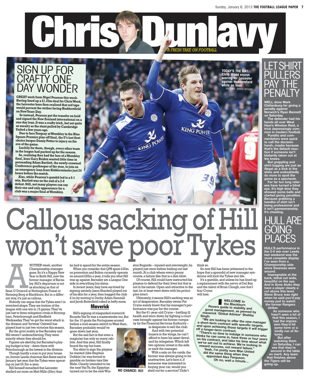 The Football League Paper Preview Pages