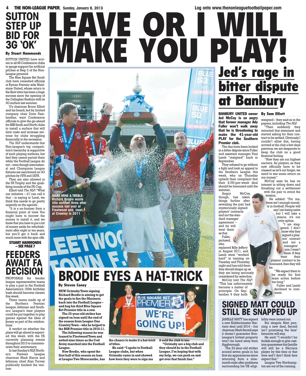 The Non-League Football Paper Preview Pages