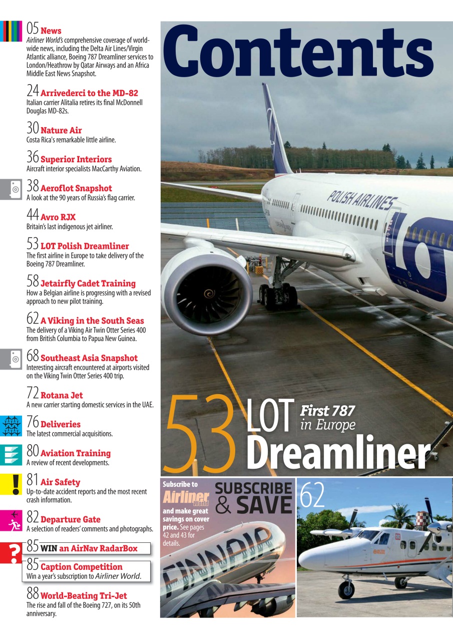 Airliner World Preview Pages
