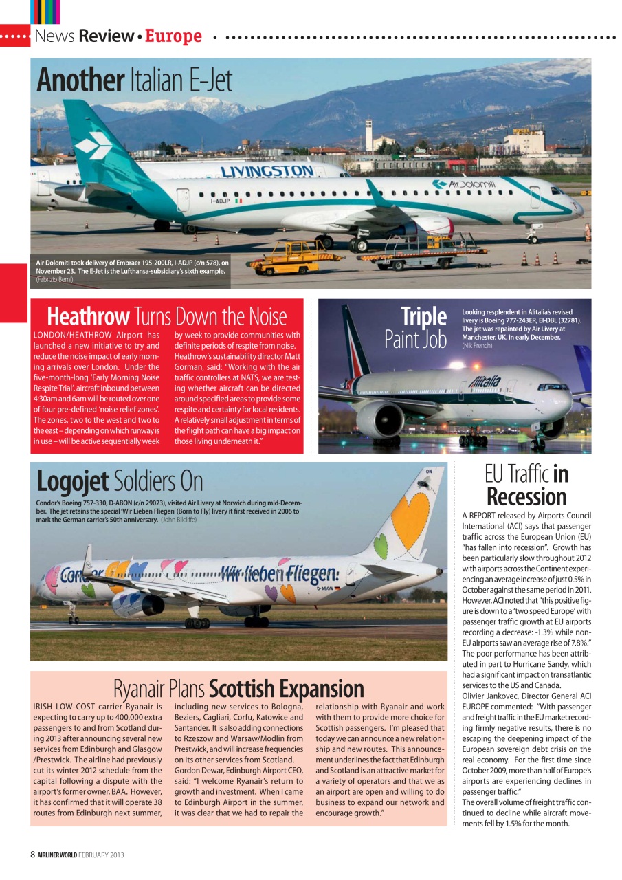 Airliner World Preview Pages