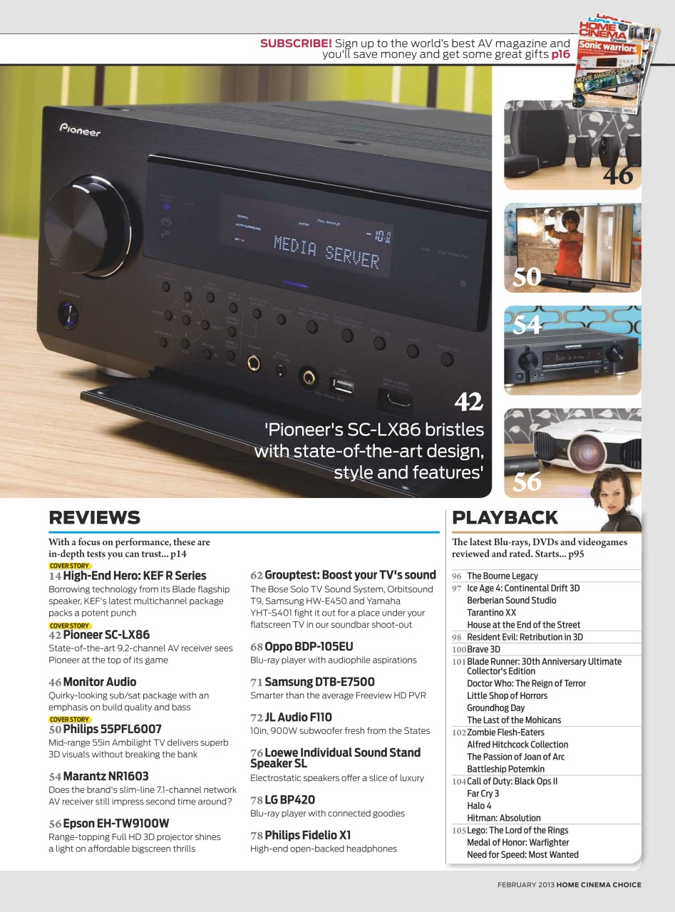 Home Cinema Choice Preview Pages