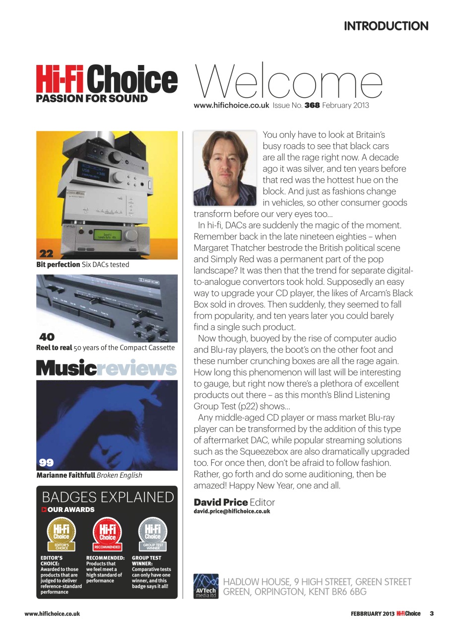 Hi-Fi Choice Preview Pages