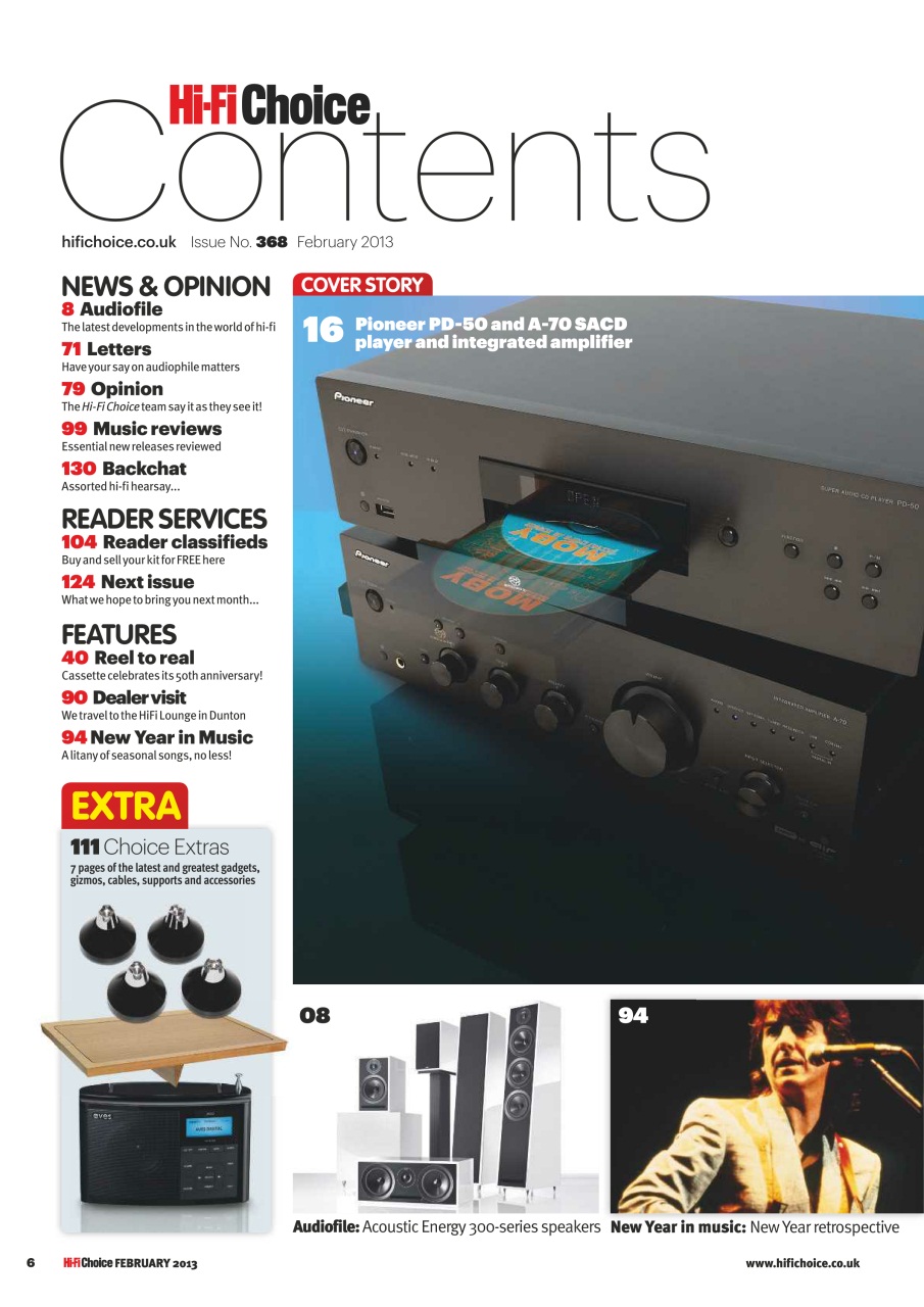 Hi-Fi Choice Preview Pages
