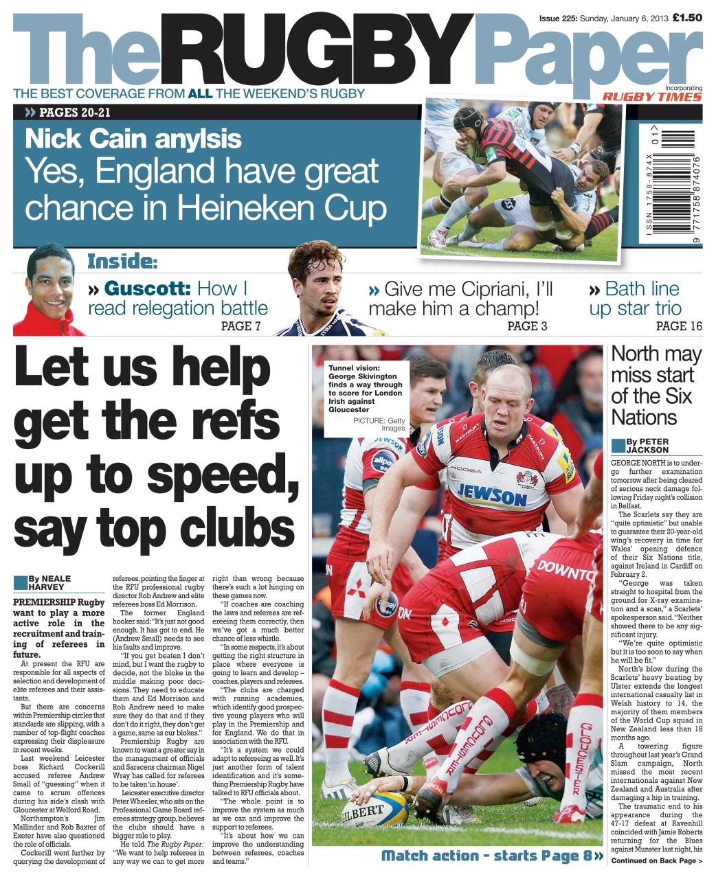 The Rugby Paper Preview Pages