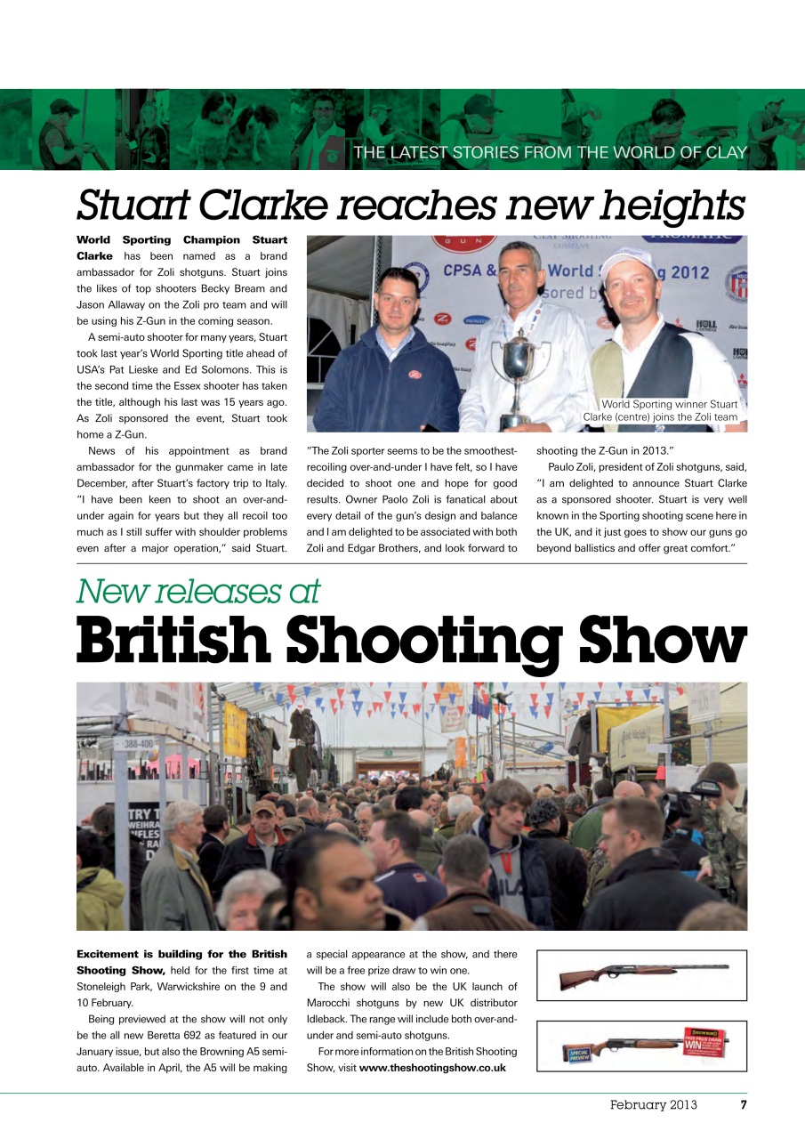 Clay Shooting Preview Pages