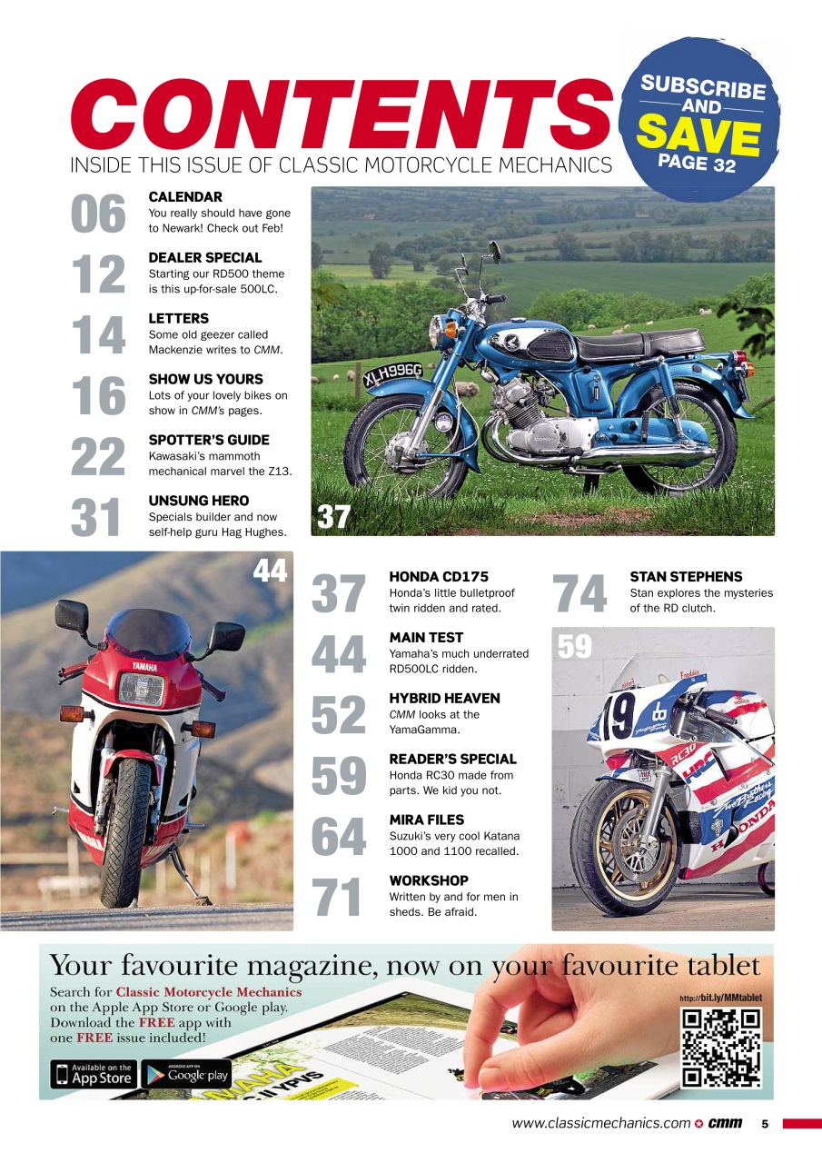 Classic Motorcycle Mechanics Preview Pages