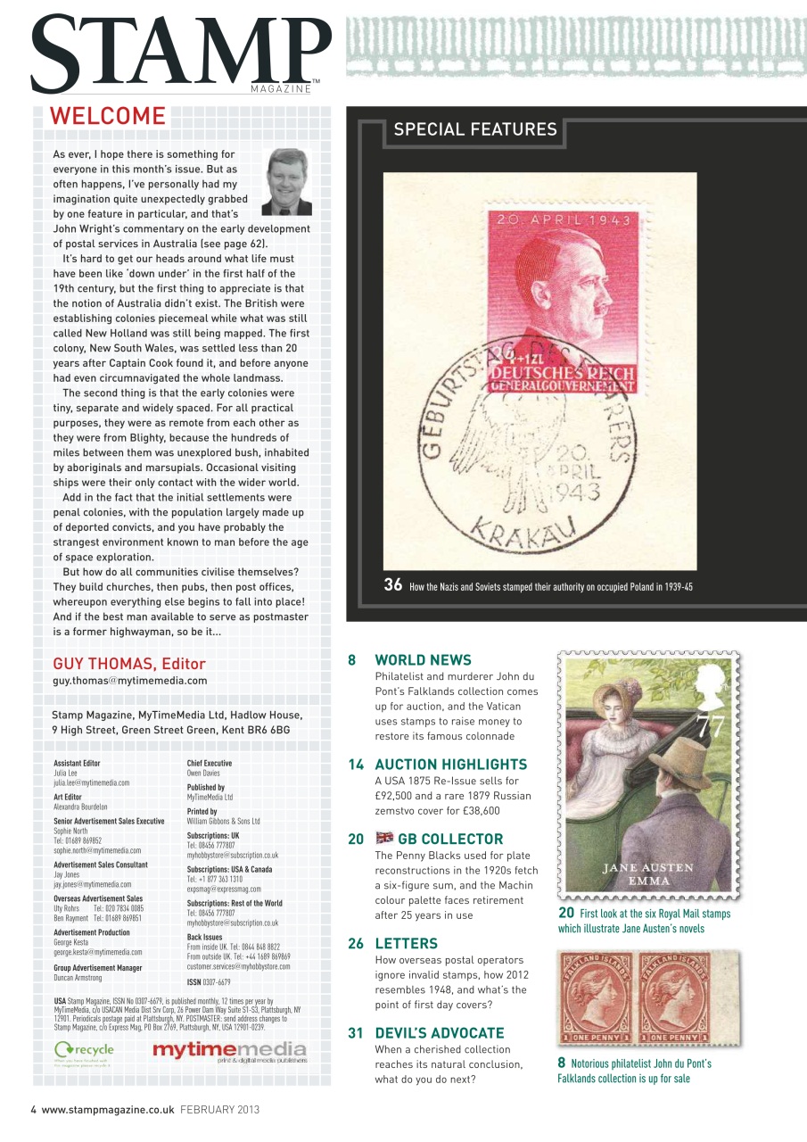 Stamp Magazine Preview Pages