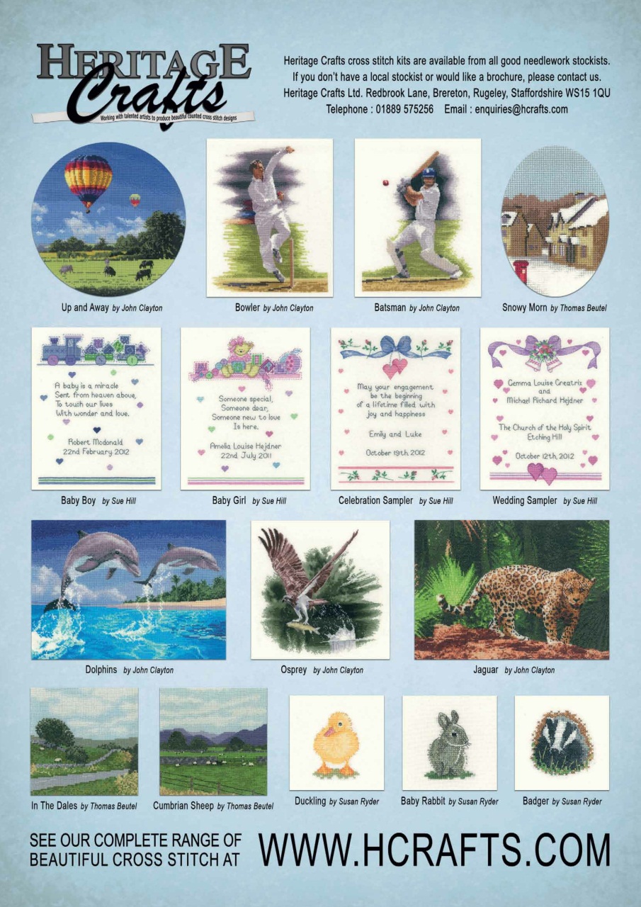 The World of Cross Stitching Preview Pages