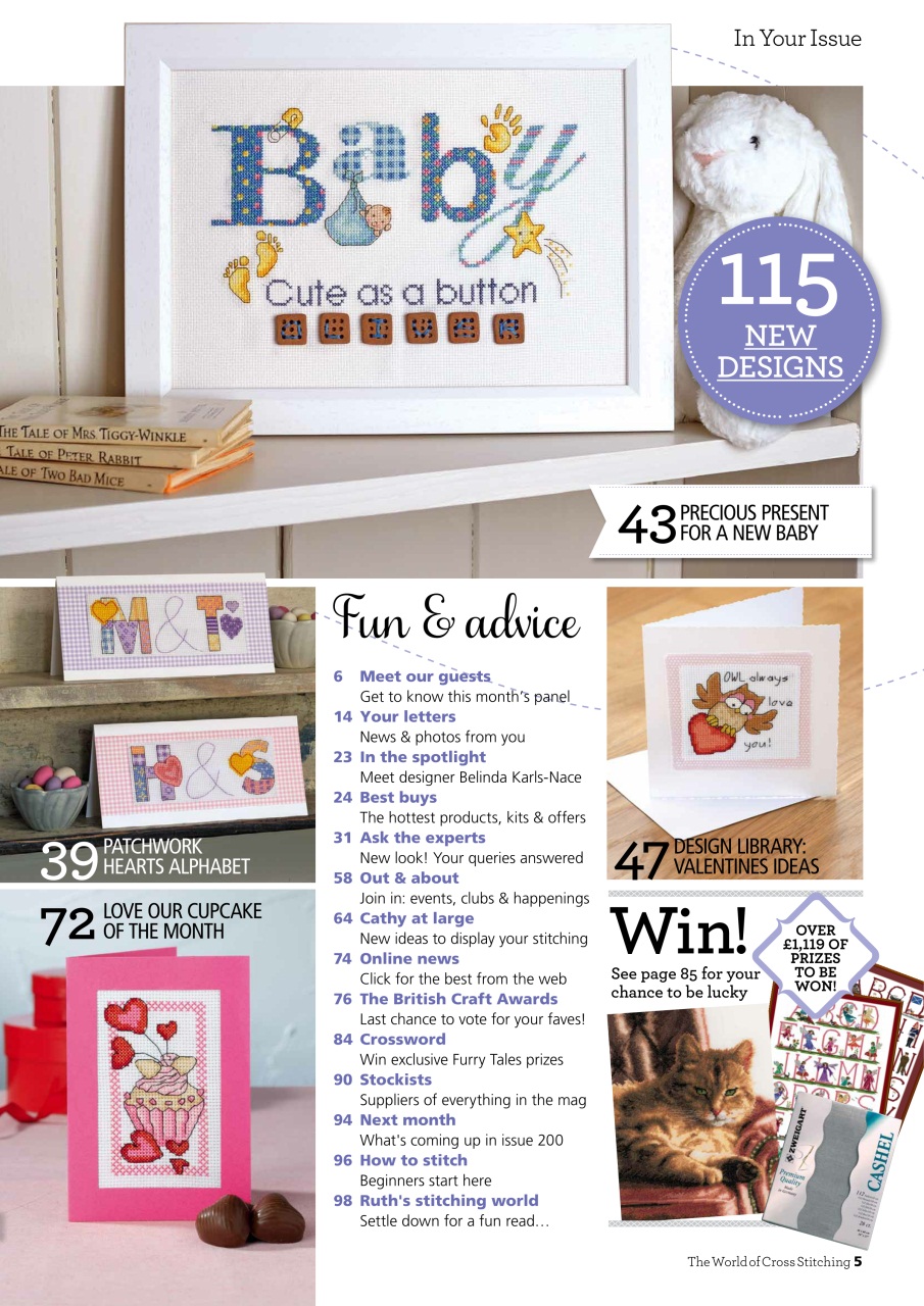 The World of Cross Stitching Preview Pages