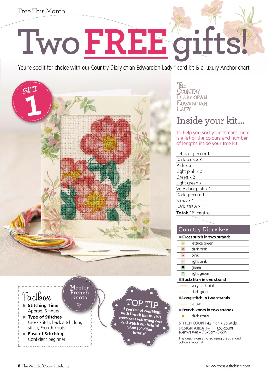 The World of Cross Stitching Preview Pages