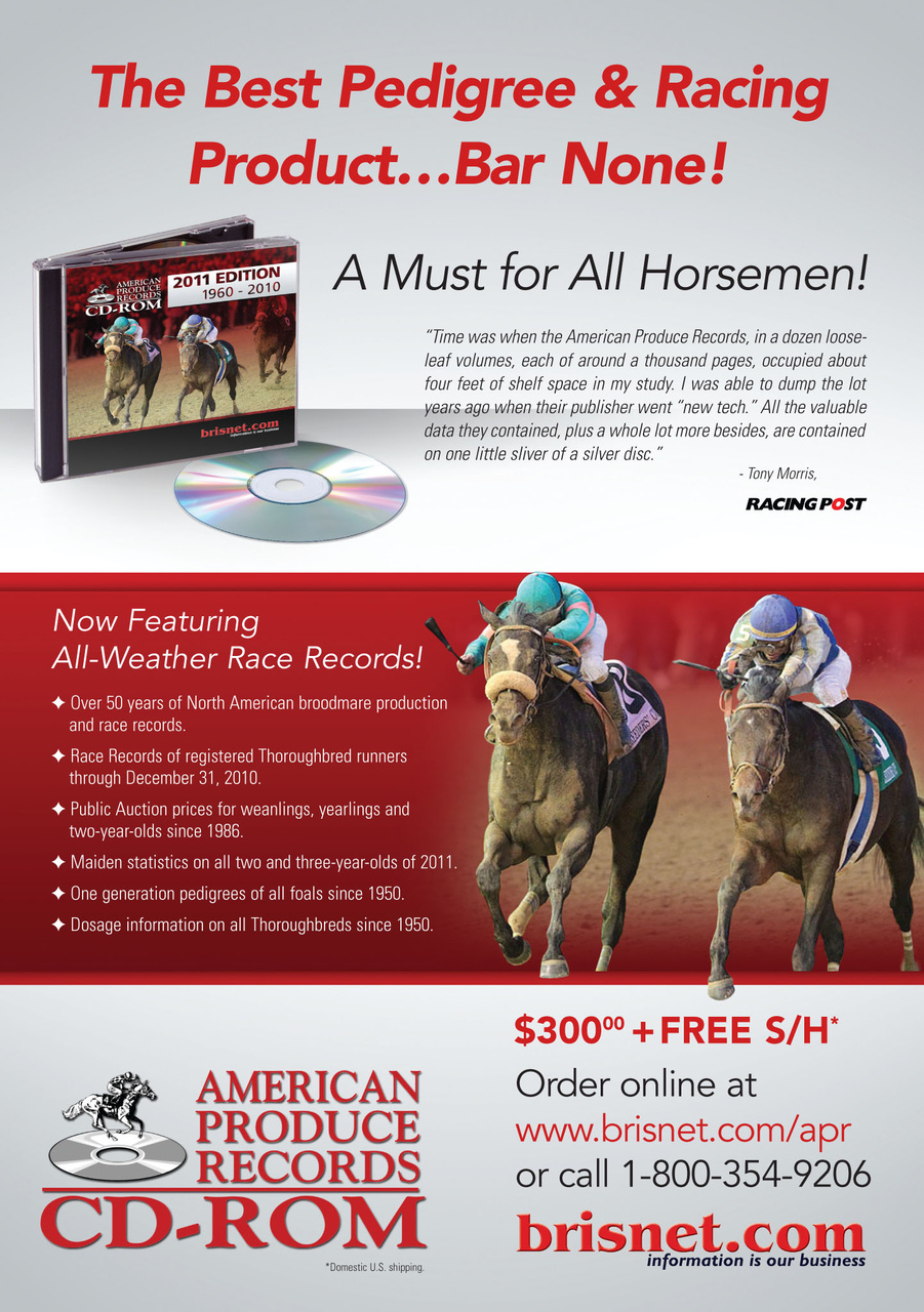 North American Trainer Magazine - horse racing Preview Pages