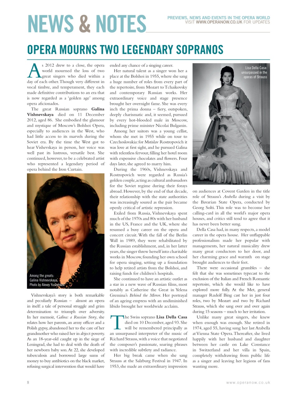 Opera Now Preview Pages