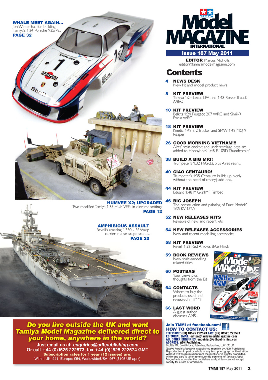 Tamiya Model Magazine Preview Pages