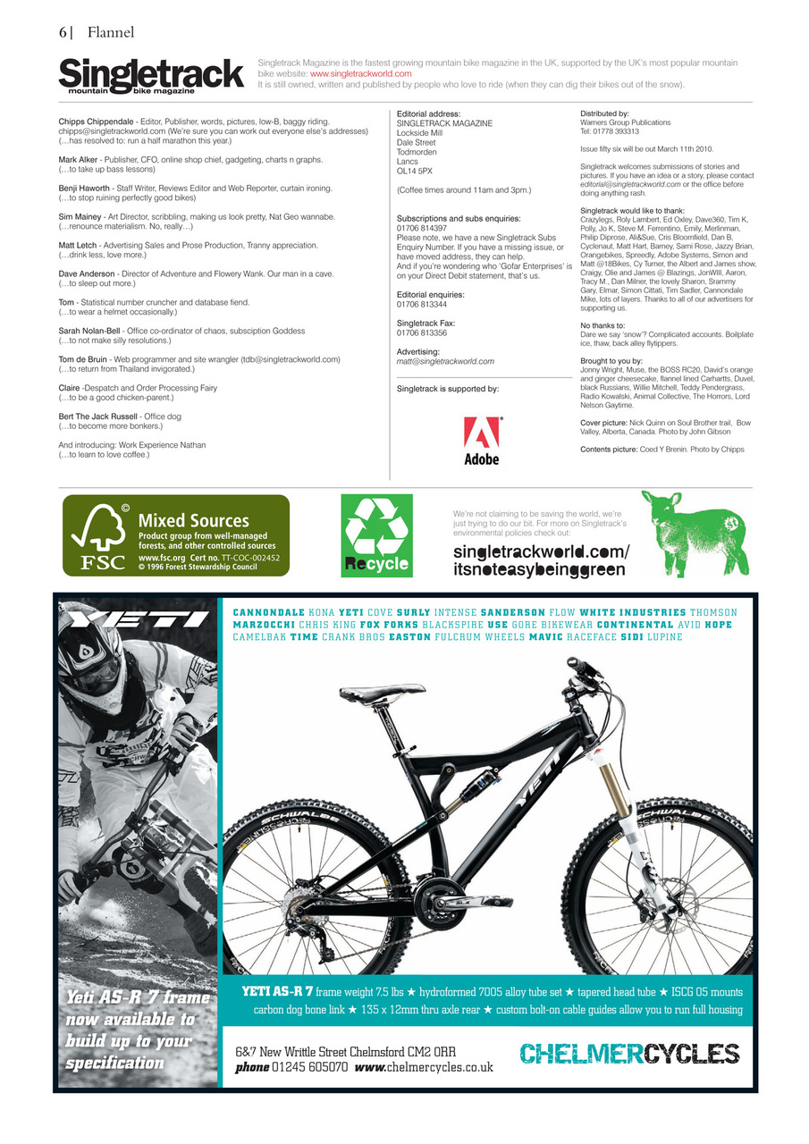 Singletrack Preview Pages