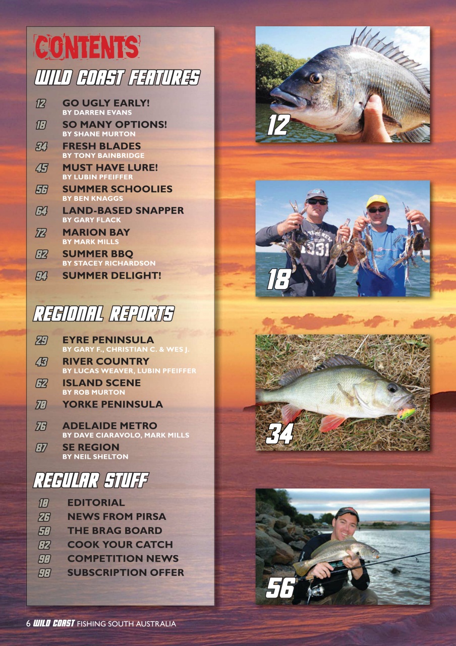 Fishing SA Preview Pages