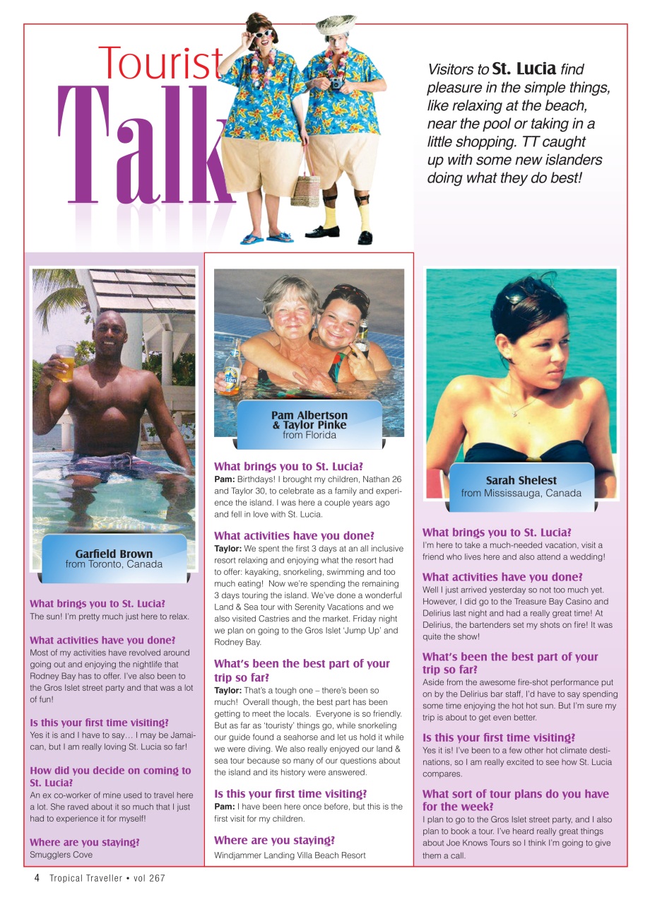 Tropical Traveller Preview Pages