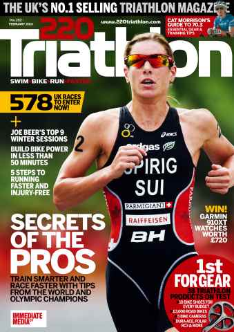 220 Triathlon Magazine issue February 2013