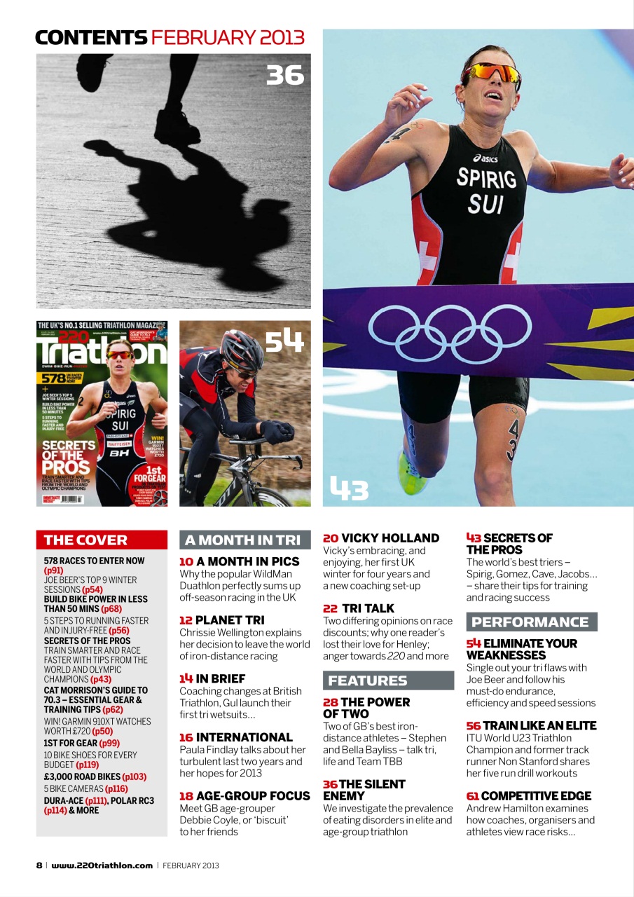 220 Triathlon Magazine Preview Pages