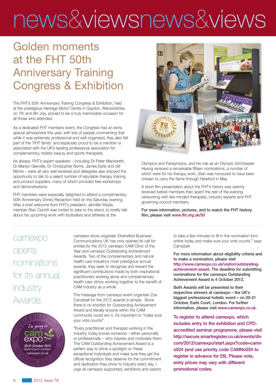 Massage World Preview Pages