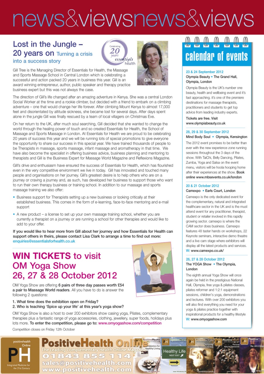 Massage World Preview Pages