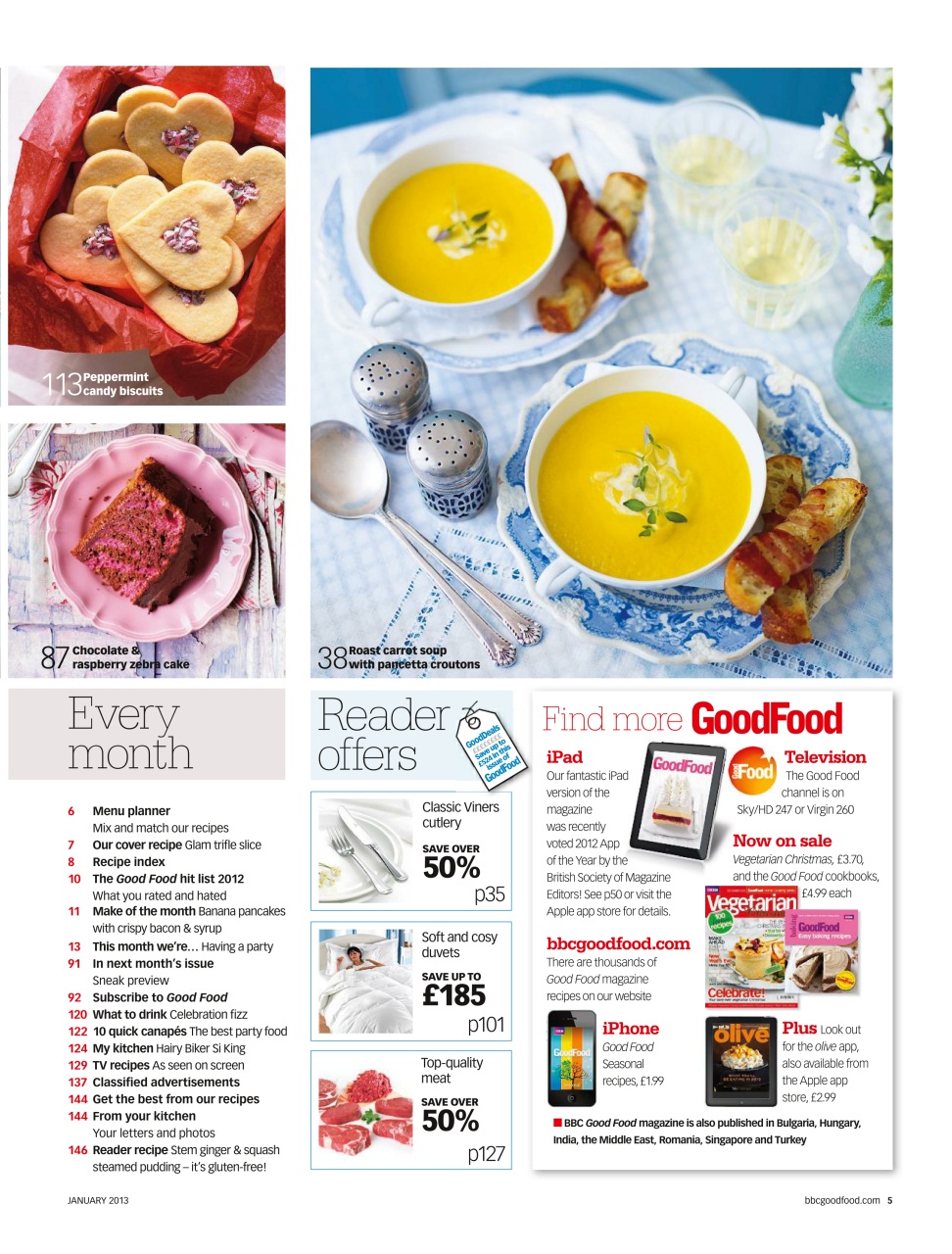 Good Food Magazine Preview Pages