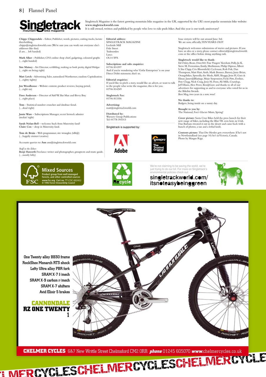 Singletrack Preview Pages