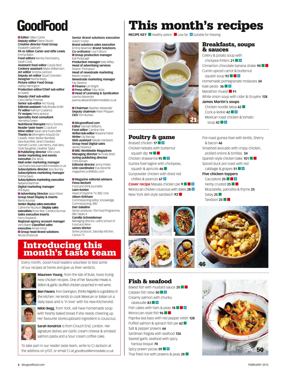 Good Food Magazine Preview Pages