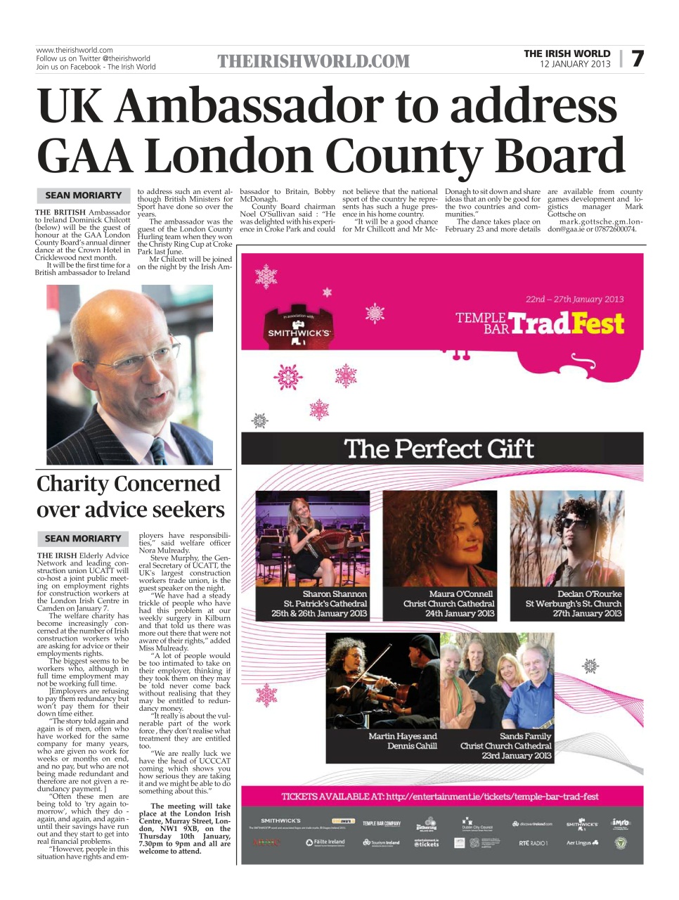 Irish World Preview Pages