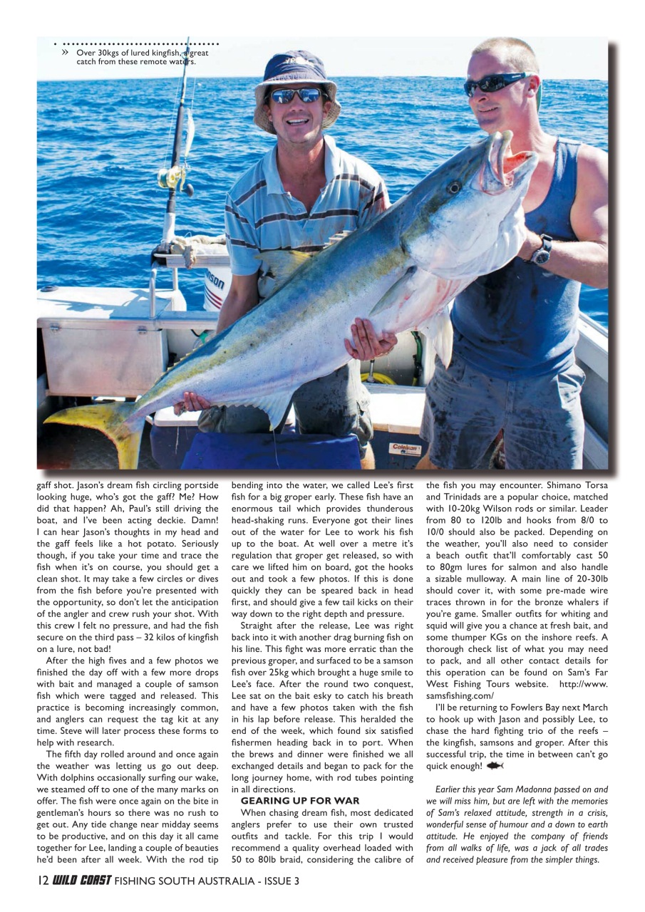 Fishing SA Preview Pages
