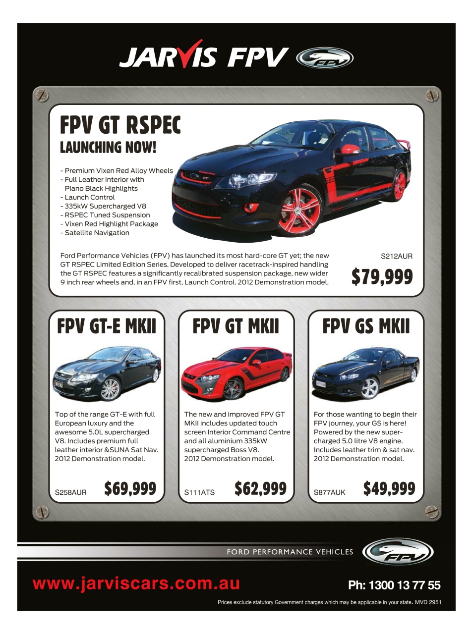 JUST CARS Preview Pages