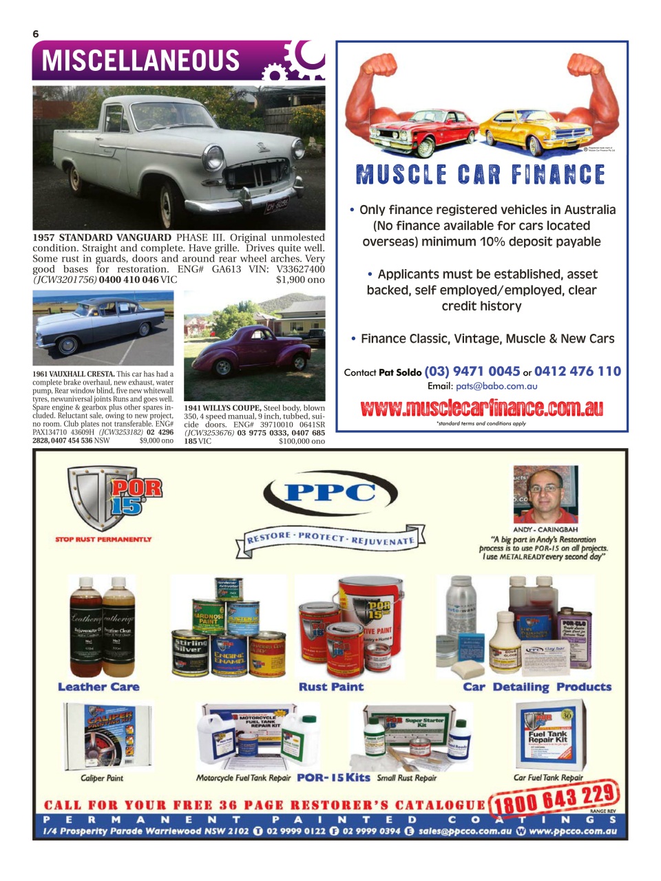 JUST CARS Preview Pages