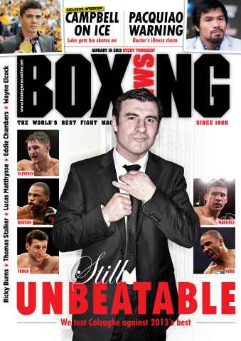 Boxing News issue 10th January 2013
