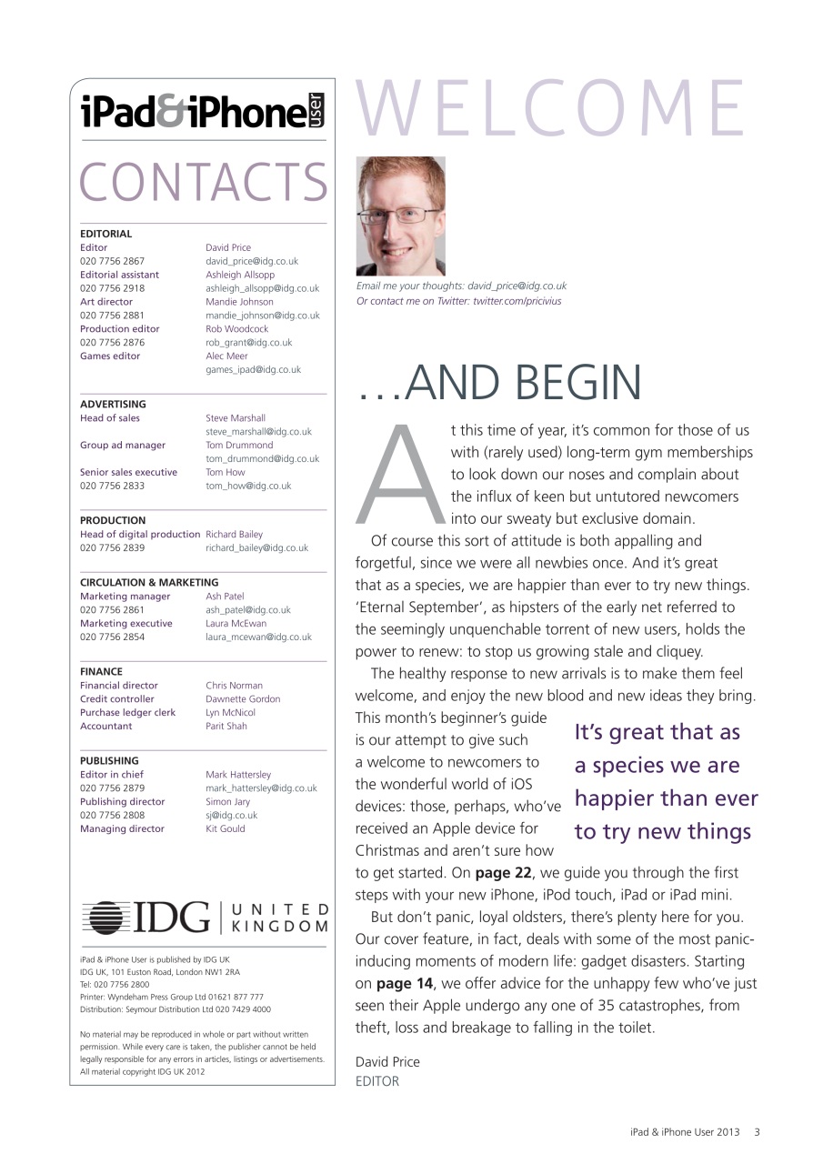 iPad and iPhone User Preview Pages