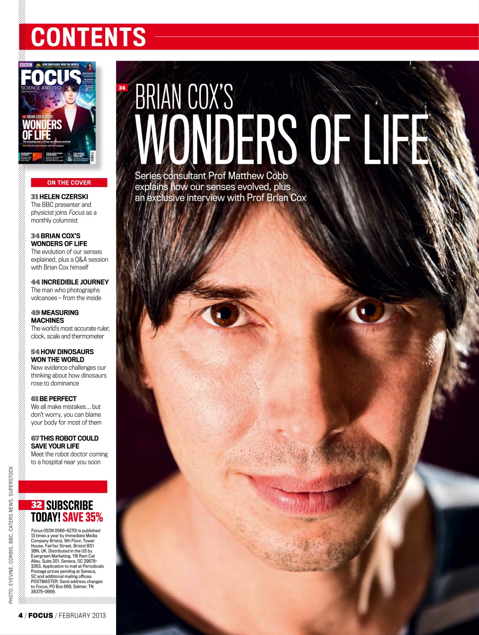 BBC Science Focus Magazine Preview Pages