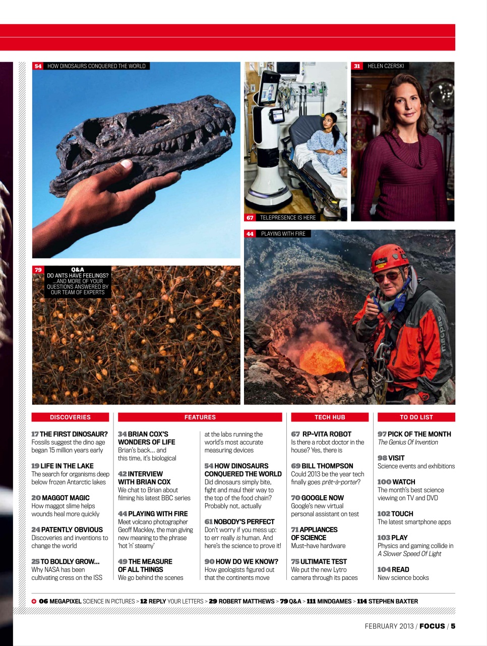 BBC Science Focus Magazine Preview Pages