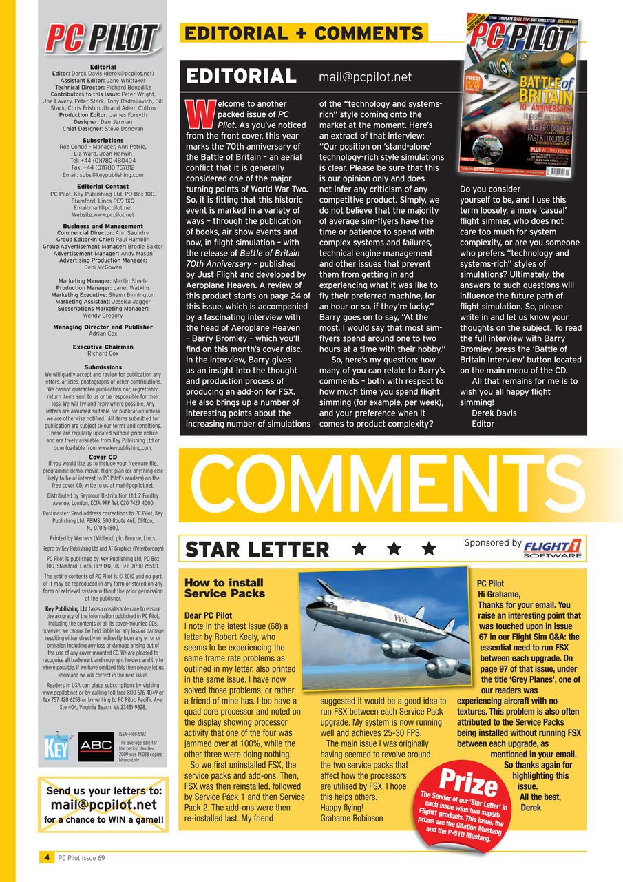 PC Pilot Preview Pages