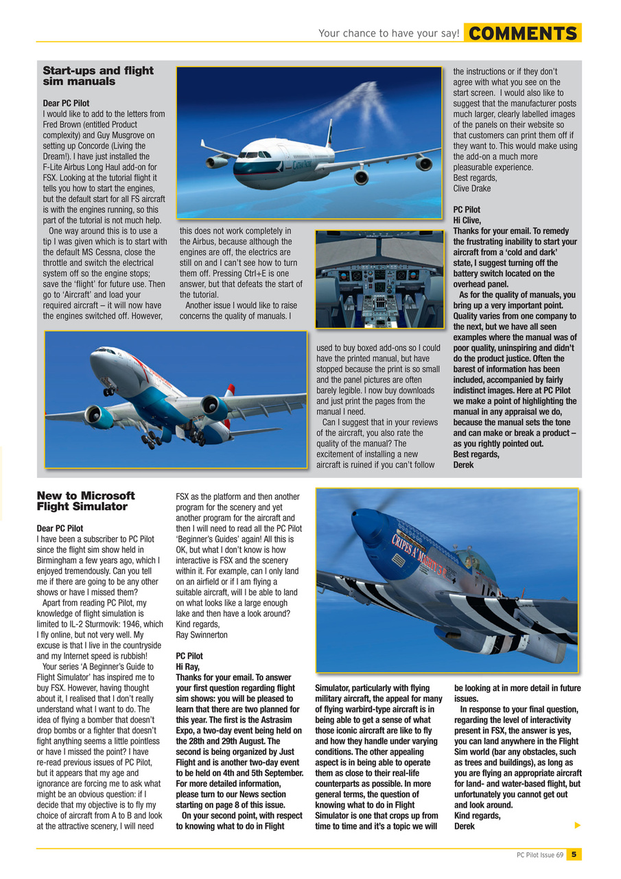 PC Pilot Preview Pages