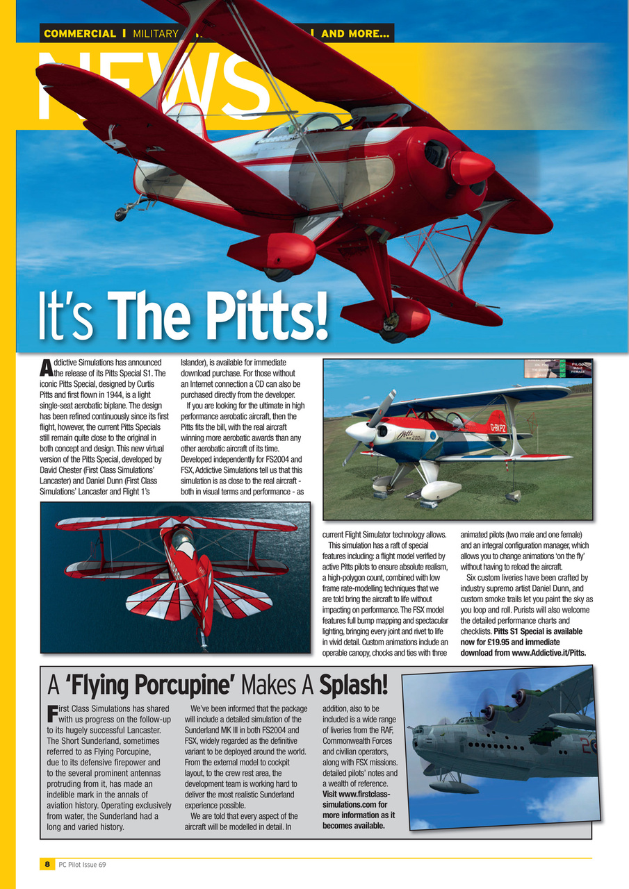 PC Pilot Preview Pages