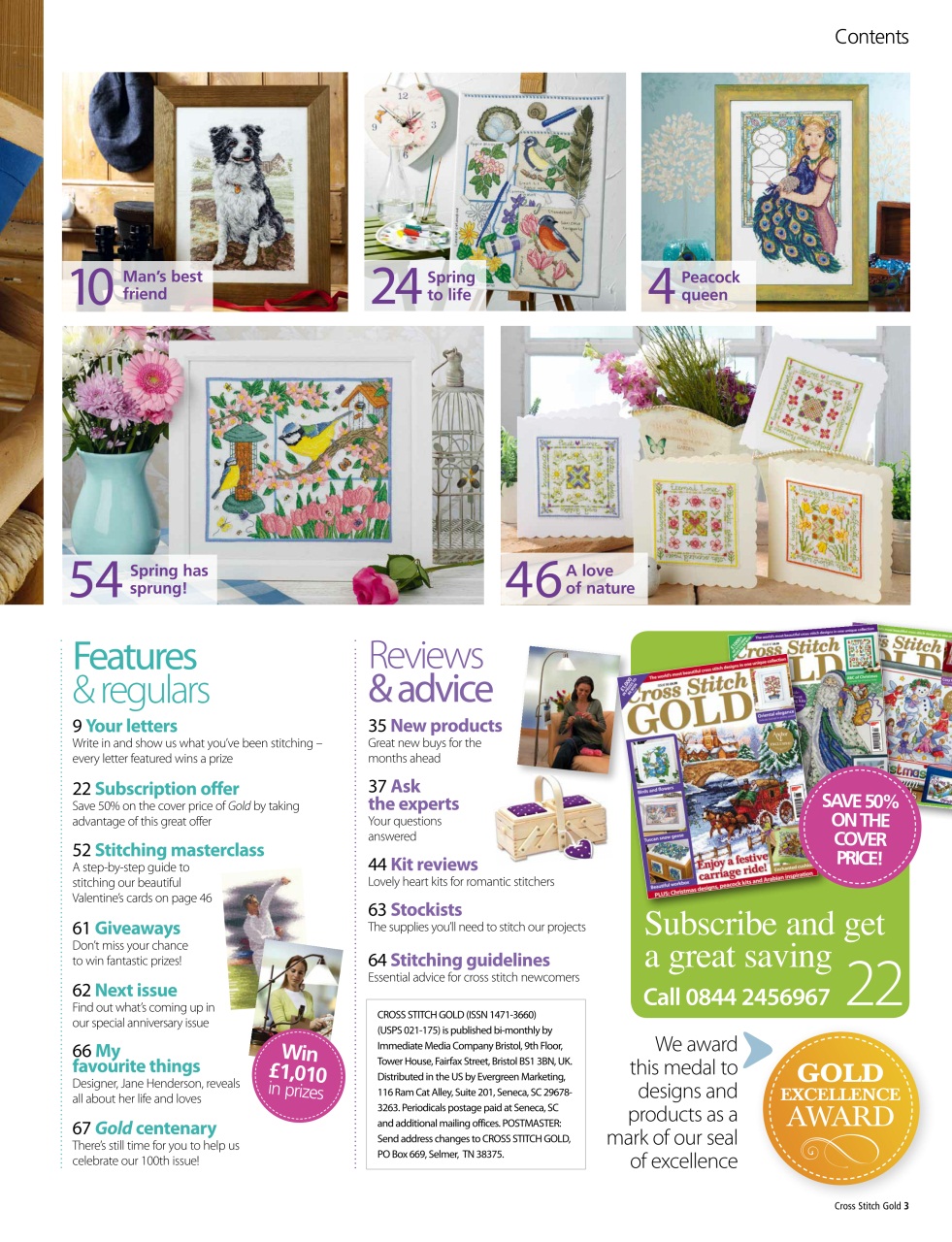 Cross Stitch Gold Preview Pages