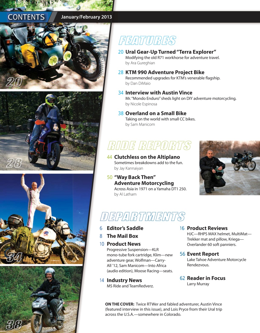 Adventure Motorcycle Preview Pages