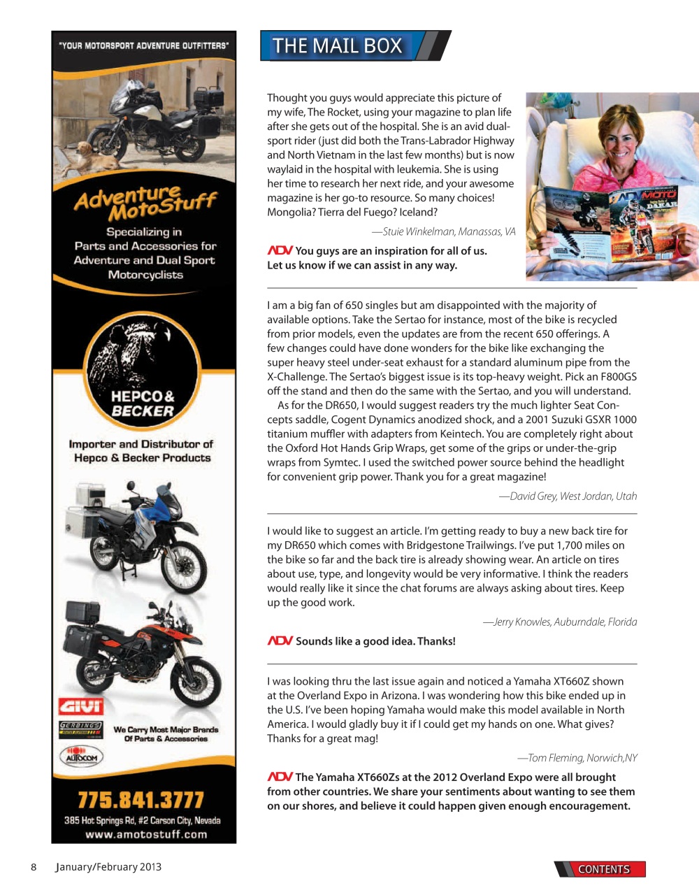 Adventure Motorcycle Preview Pages