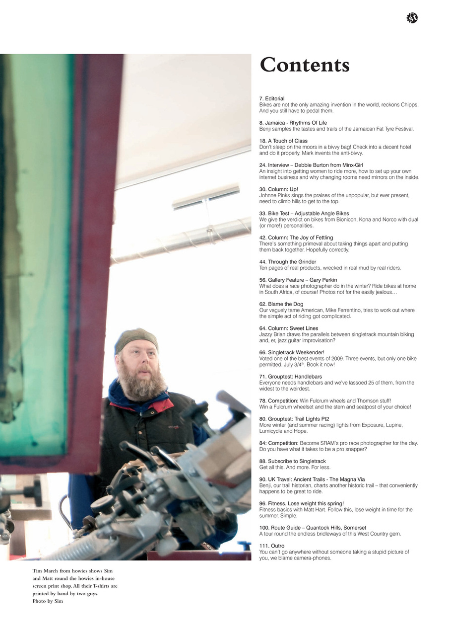 Singletrack Preview Pages