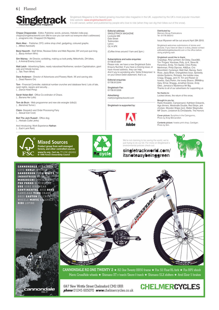 Singletrack Preview Pages