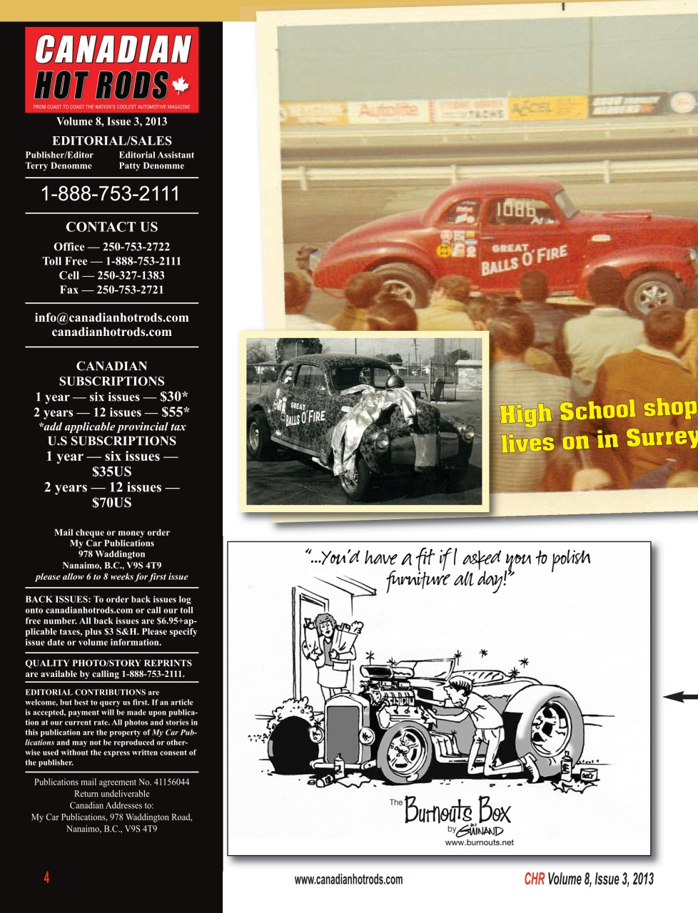 Canadian Hot Rods Preview Pages