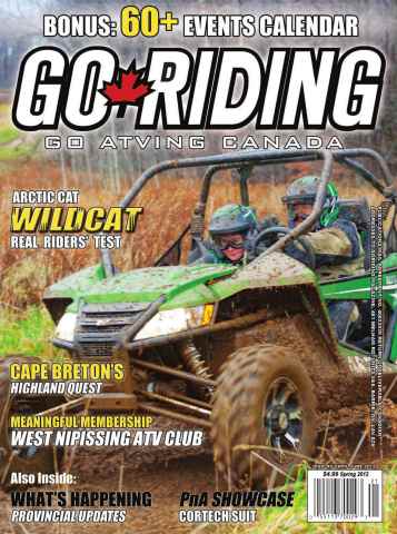 Go Riding ATVing Magazine issue Volume 4 No 1