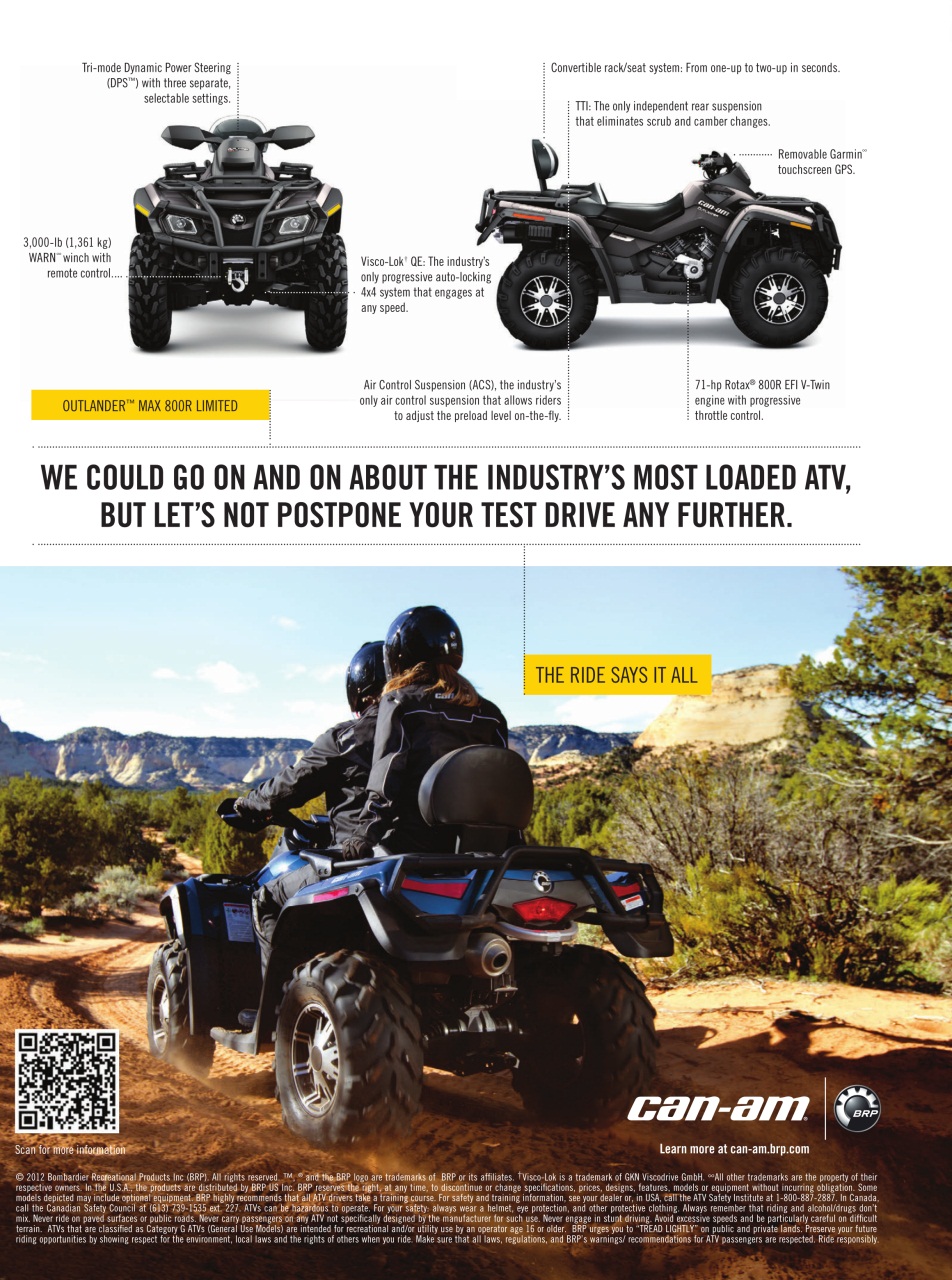 Go Riding ATVing Magazine Preview Pages